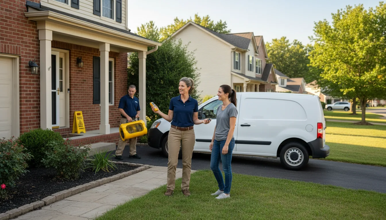 Water restoration image for Dehumidification And Cleanup Services in Le Sueur, MN